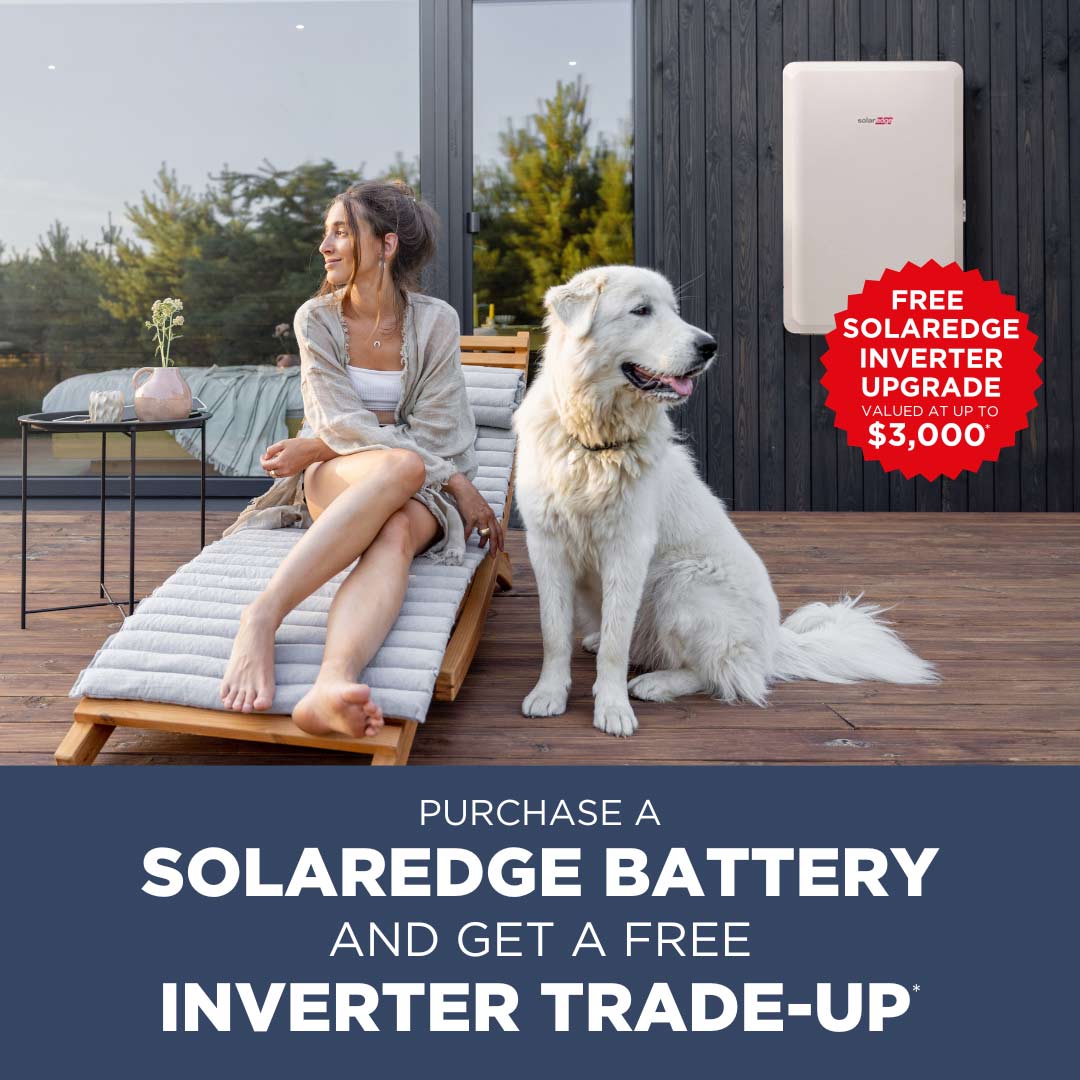 Free SolarEdge Inverter Trade-Up from Solahart